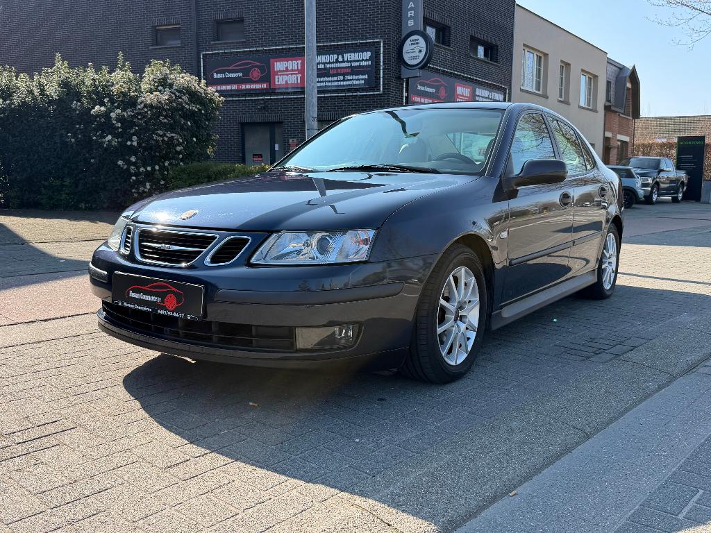 Saab 9-3 1.8i 124.000Km 2005 Airco*Leder 12m Garantie, Autos, Saab, Achat, Garantie prolongée, Boîte manuelle, Entretenue par le concessionnaire