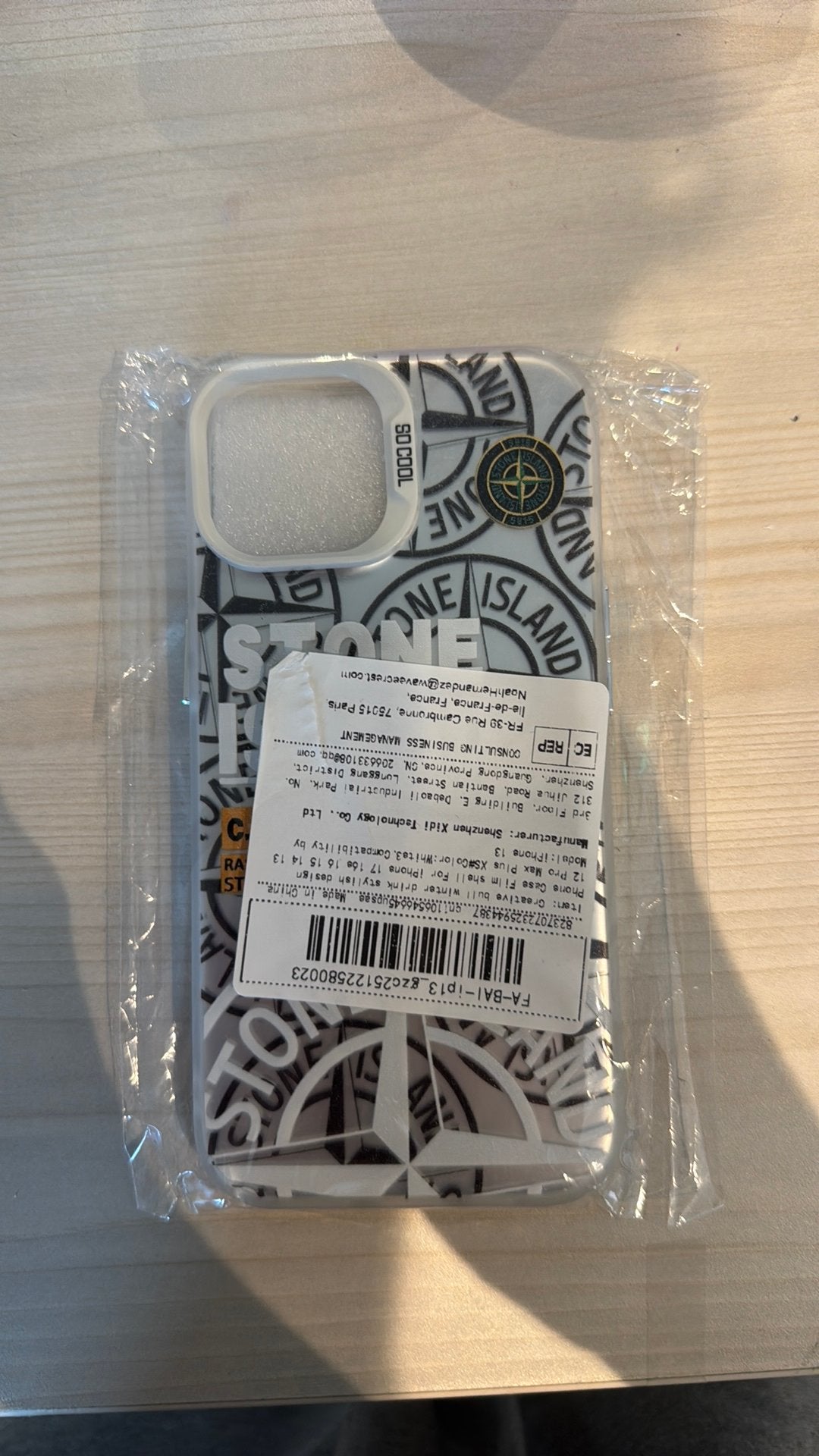 Stone Island Case Iphone 13, Télécoms, IPhone 13, Housse ou Sac, Protection intégrale, Comme neuf