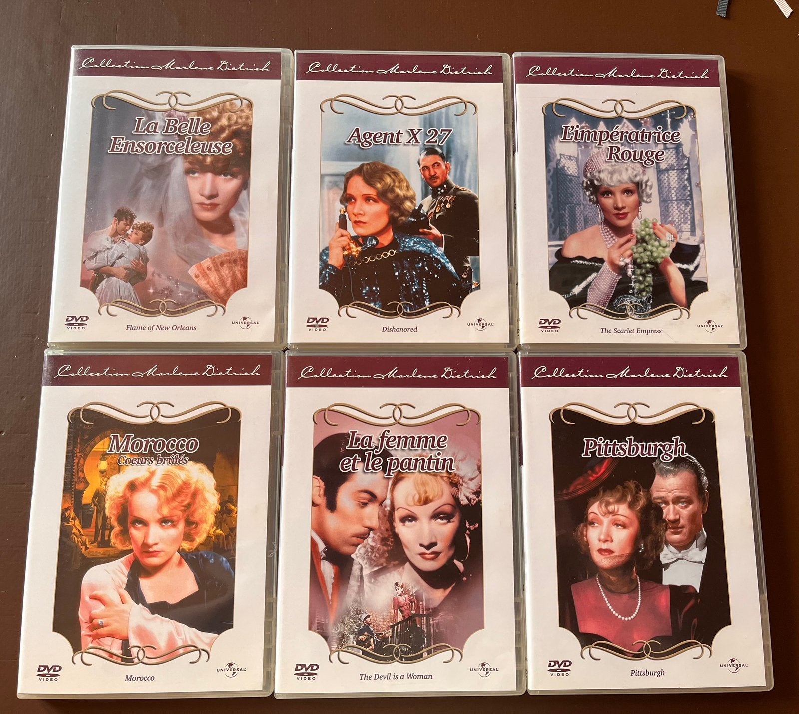 Marlene Dietrich (12 DVD) — Édition universelle française, Enlèvement, Comme neuf, Anglais, Anglais