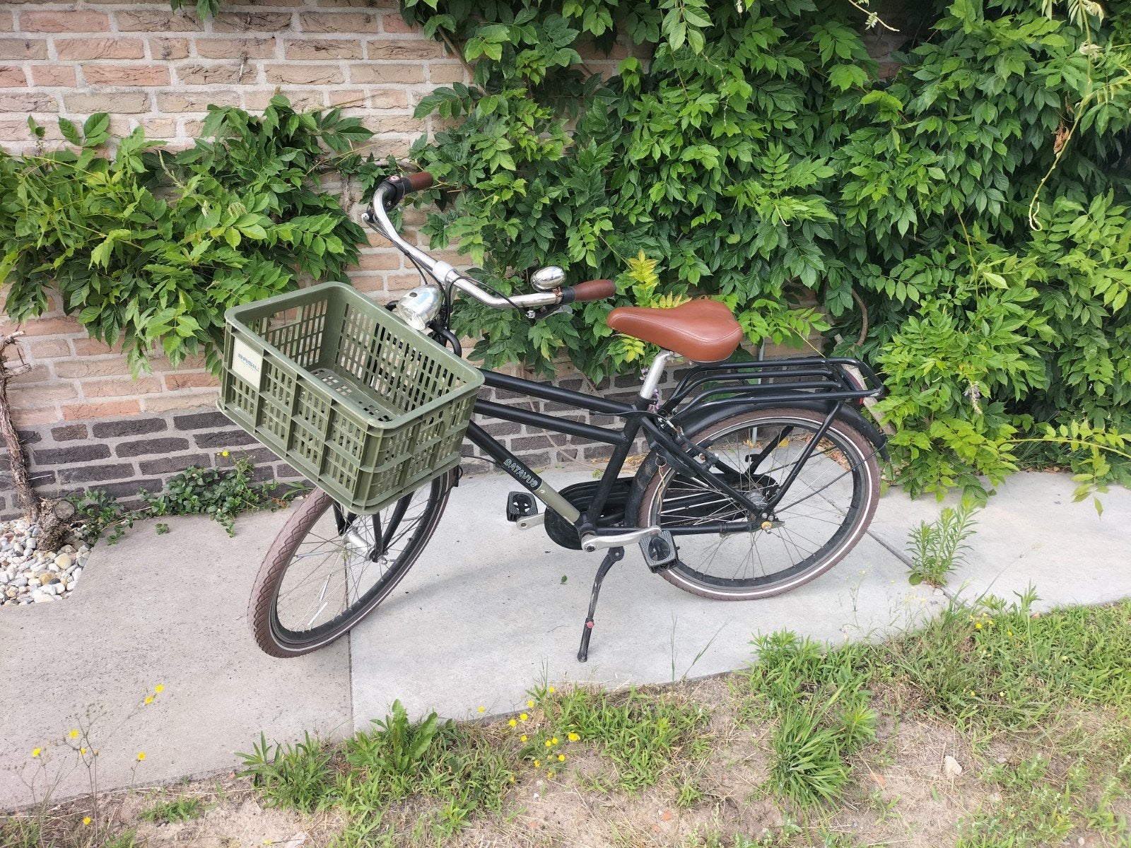 Stoere Zwarte Jongens Transportfiets 24 inch, Ophalen