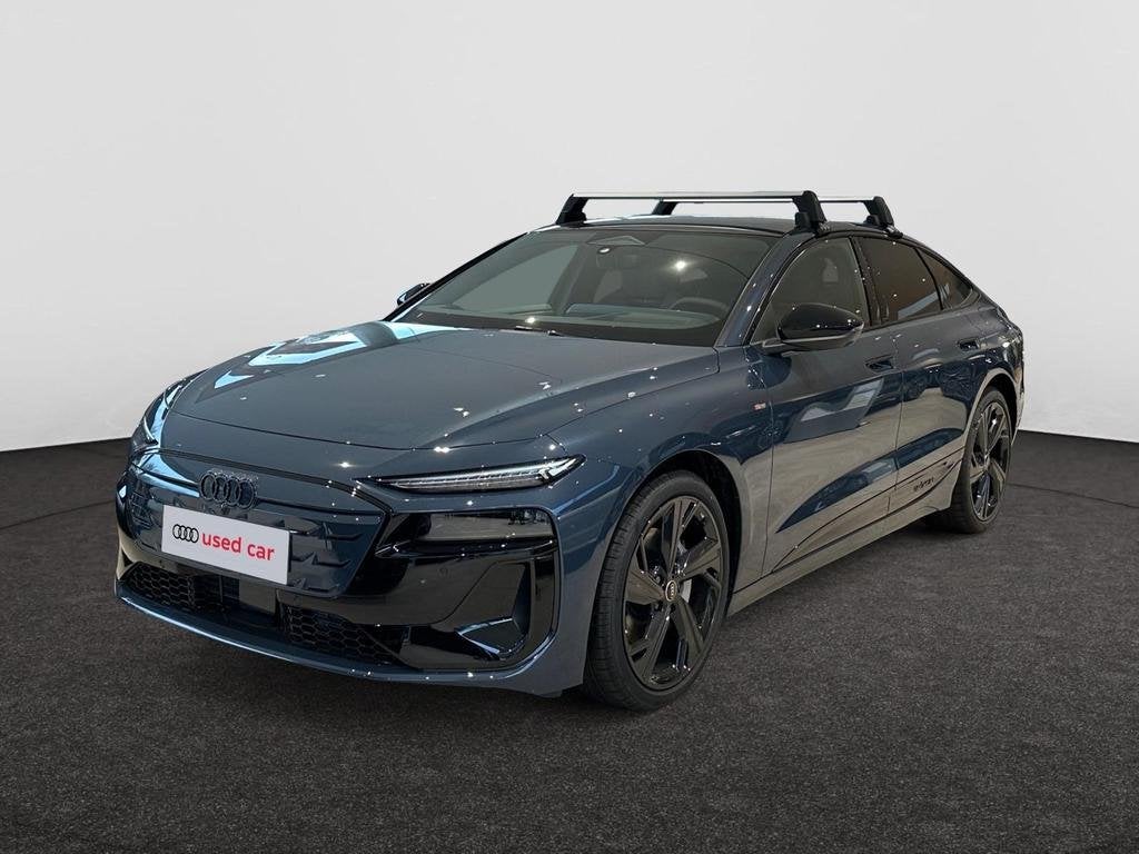Audi A6 Sportback e-tron A6 Sportback e-Tron 100 kWh Perform, Auto's, Elektrisch, Lederen bekleding, Zilver of Grijs, A6