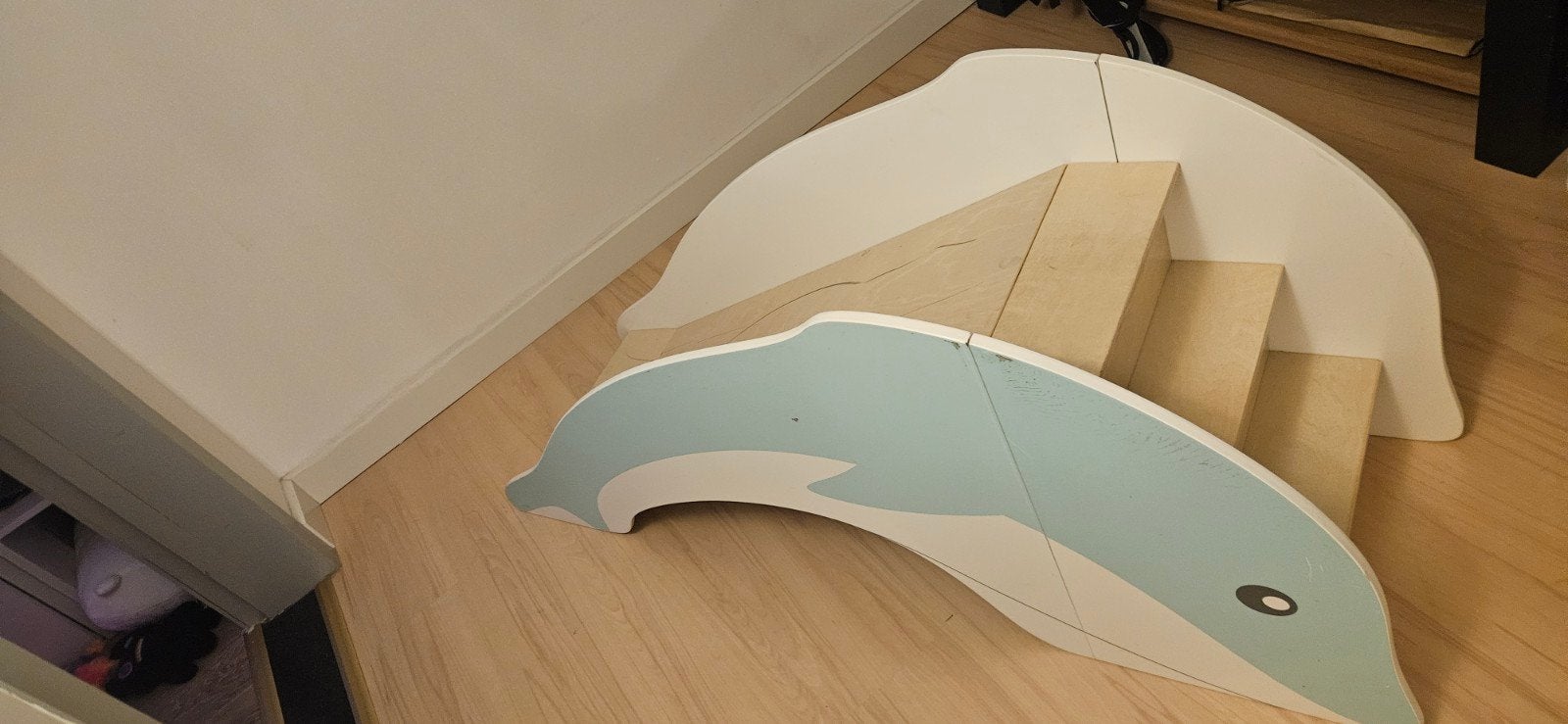 houten glijbaan, Kinderen en Baby's, Ophalen, Gebruikt