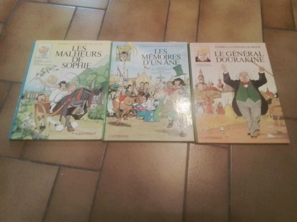 3 bds comtesse de segur 10 euros le lot, Ophalen, Gelezen