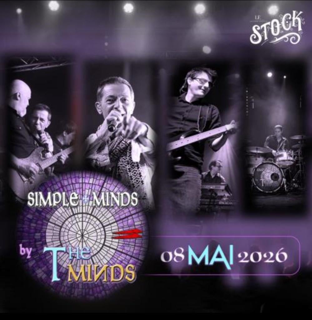 2 places The Minds plays Simple minds 08/05, Deux personnes, Mai
