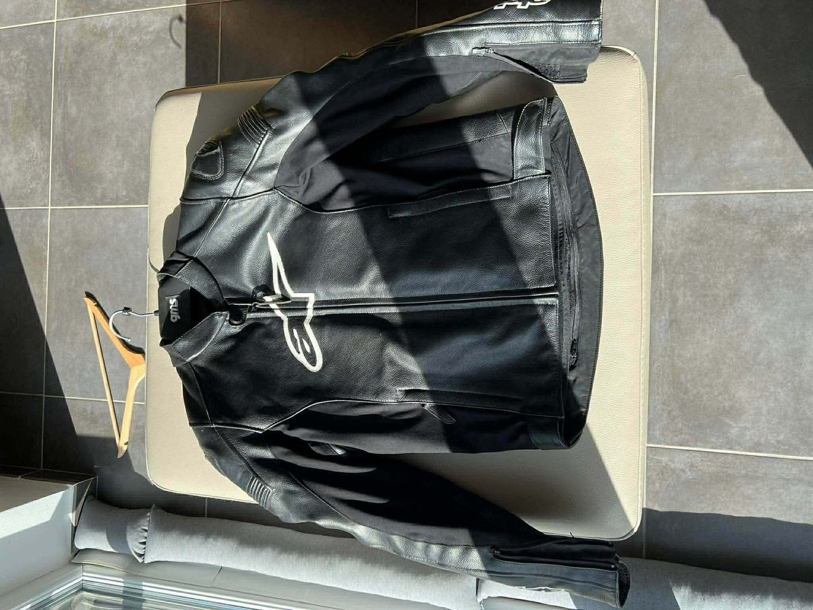 Alpinestars leren jas en broek, Ophalen, Combipak