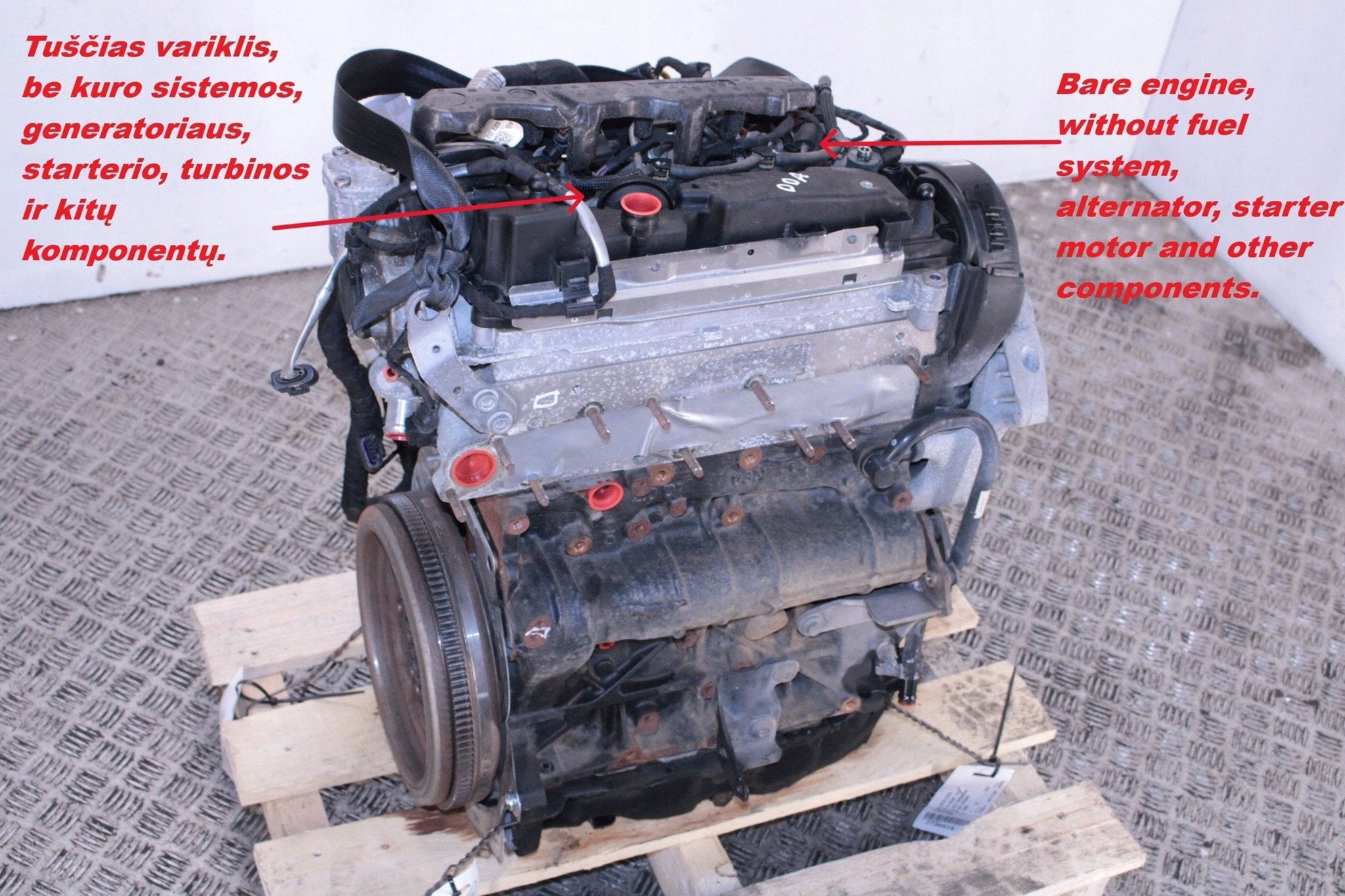 Moteur DDAA Nu SKODA PASSAT VW SUPERB, Envoi, Utilisé, Skoda