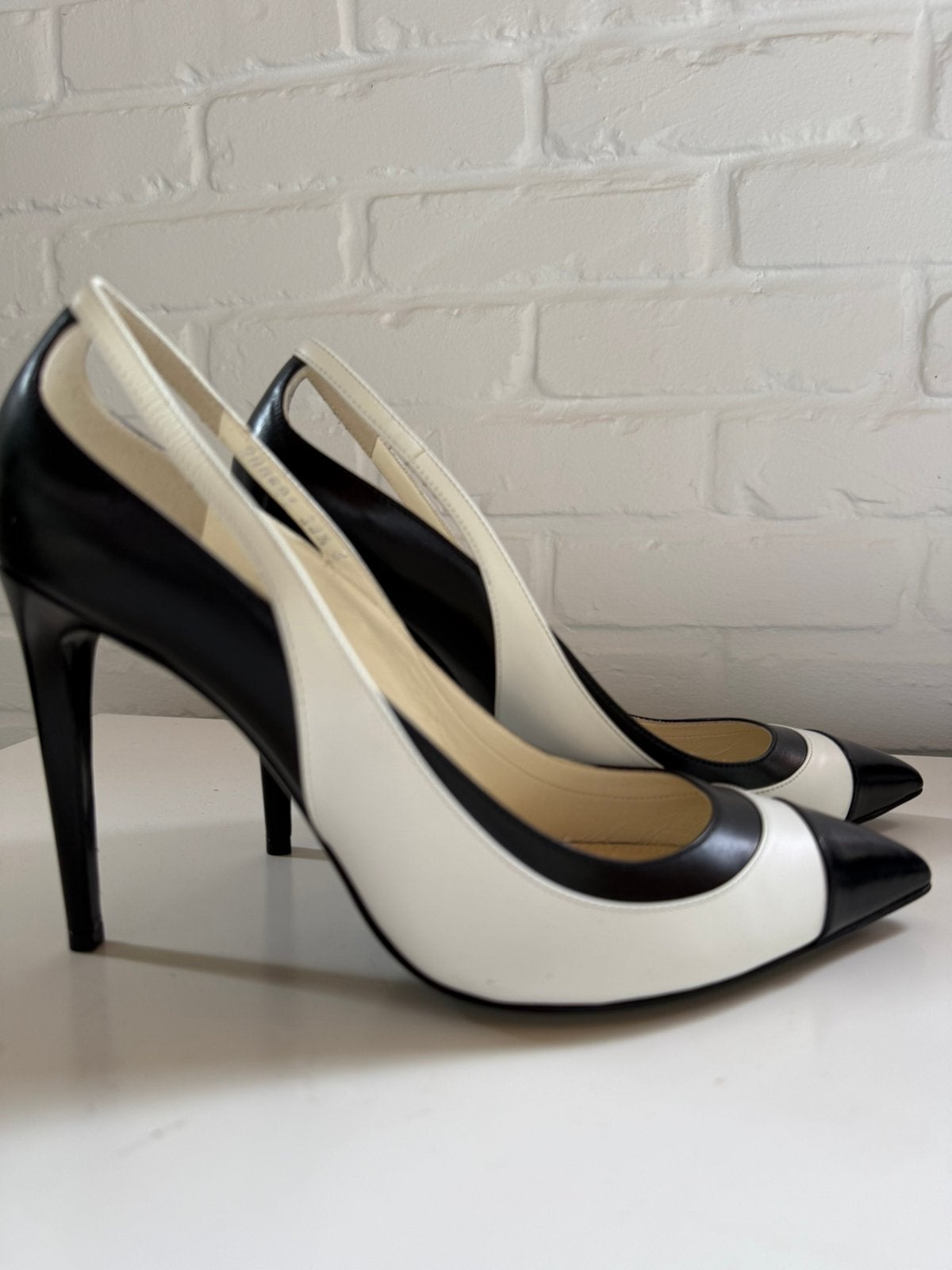Ongedr Ralph Lauren black/white Cemissa pumps, Pumps, Zwart, Nieuw, Ophalen of Verzenden