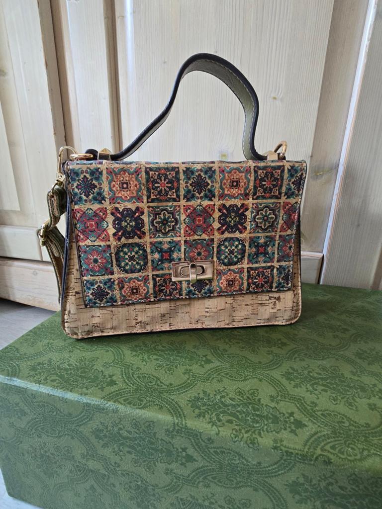 Mooi kurken handtasje. Uit Granada. Als nieuw!, Handtassen en Accessoires, Tassen | Damestassen, Ophalen