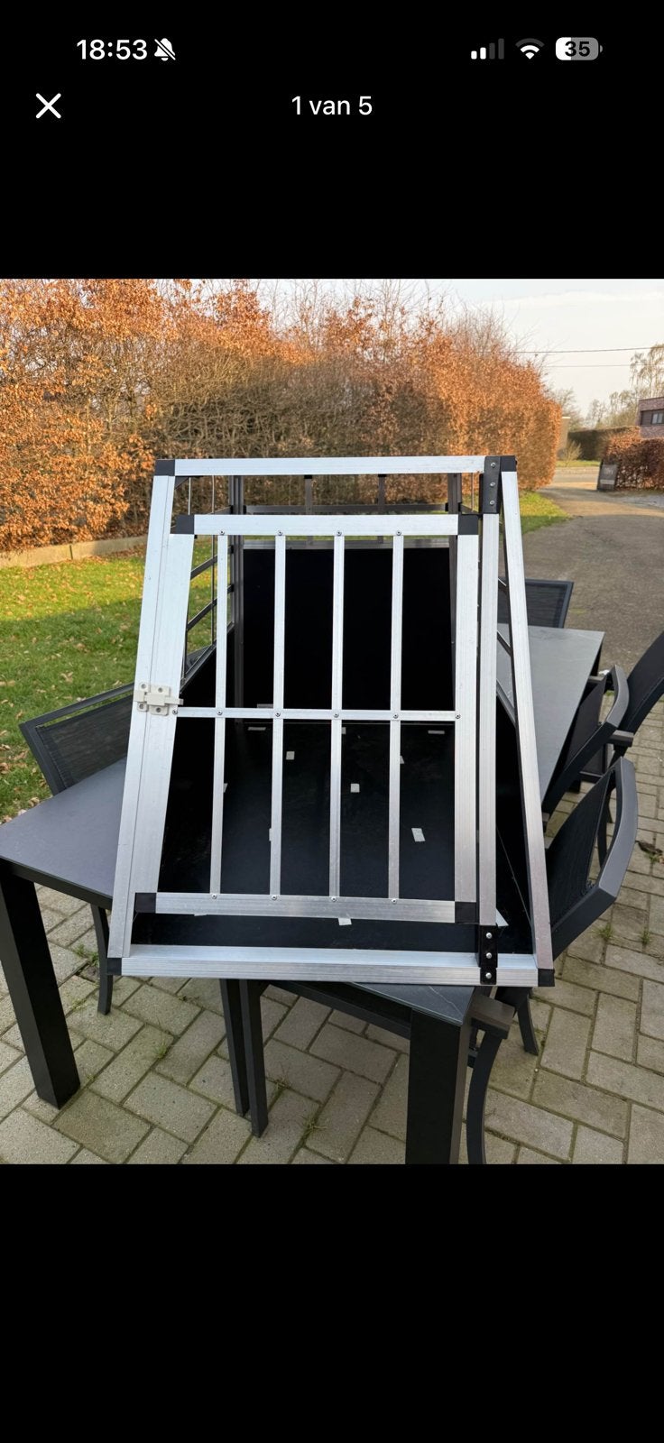 2 Hondenbenchen/transportboxen, Dieren en Toebehoren, Ophalen of Verzenden, Zo goed als nieuw