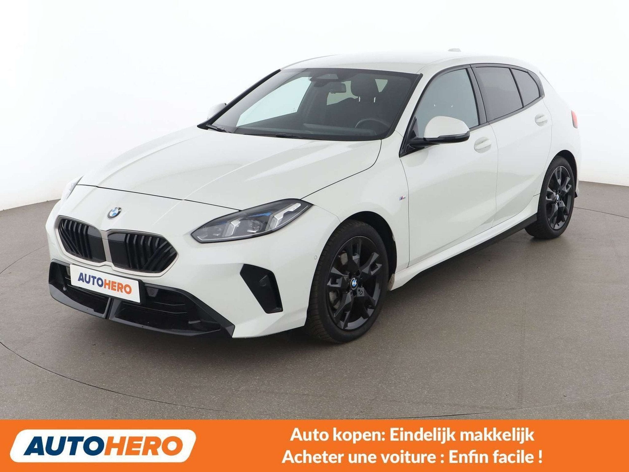 BMW 1 Serie 118 118d M Sport (bj 2024, automaat), 1 Reeks, 1465 kg, Wit, Leder