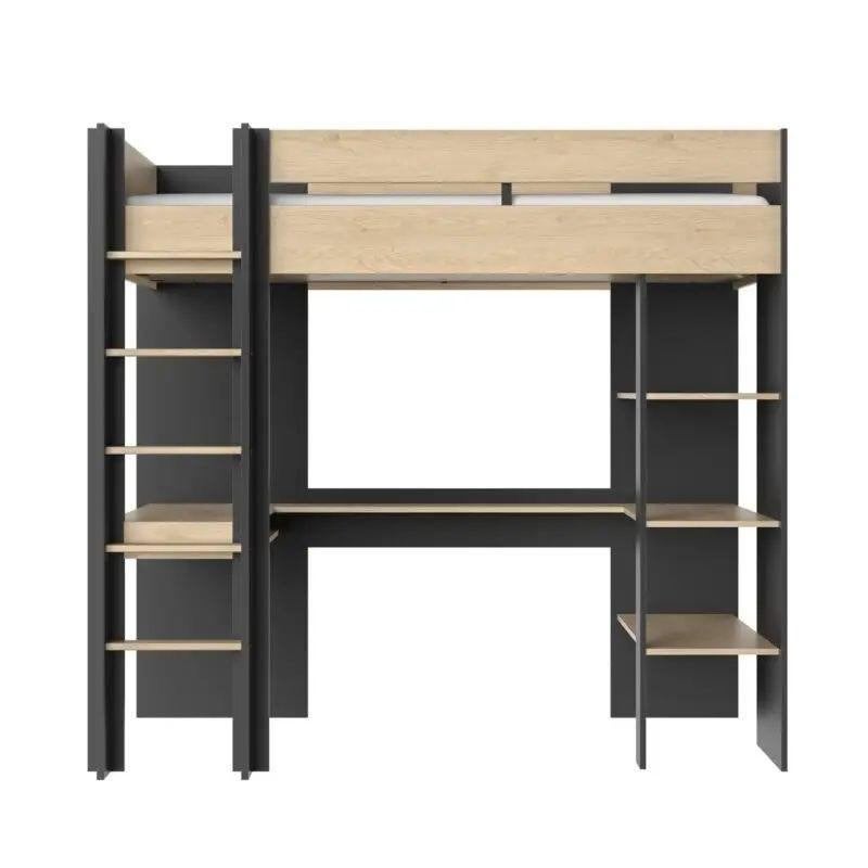 Lit avec bureau, Enfants & Bébés, Chambre d'enfant | Lits superposés & Lits mezzanines, Enlèvement, Comme neuf, Lit mezzanine