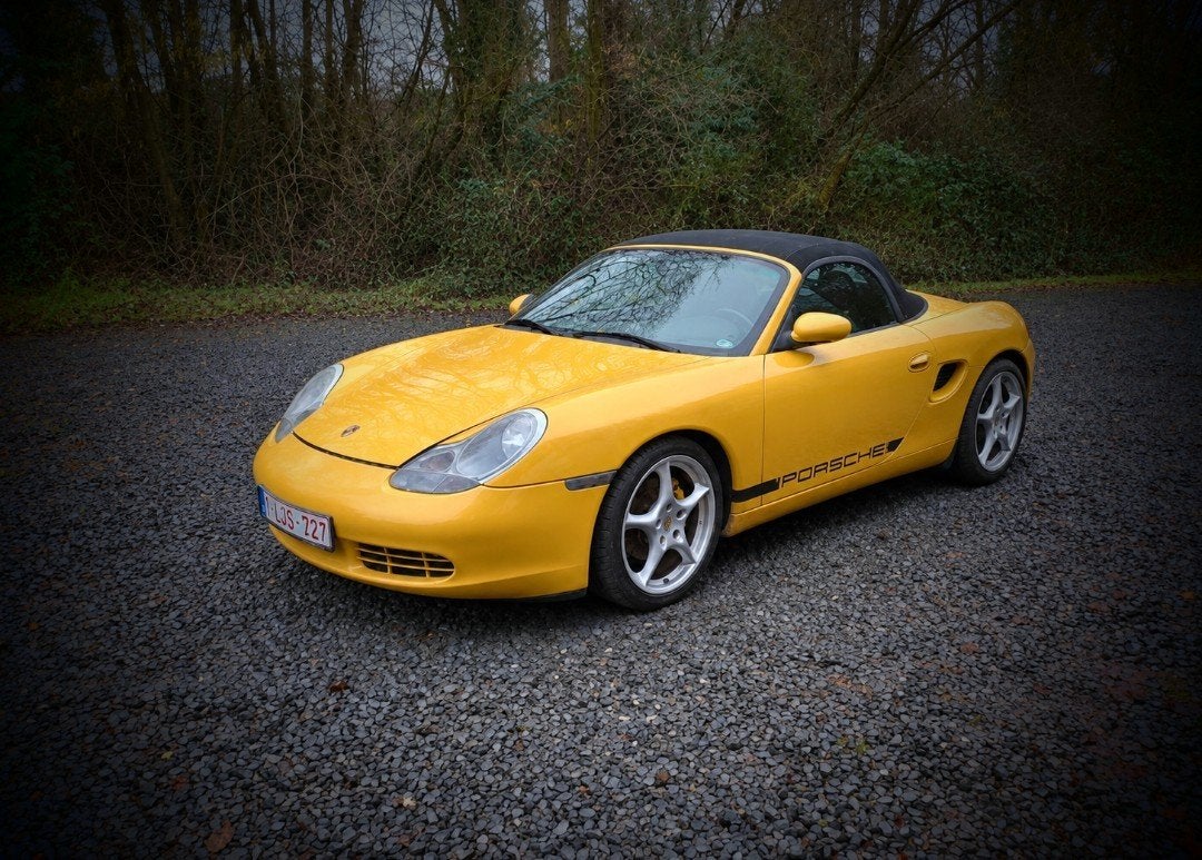 Porsche Boxster 2.5 de Janvier 1998, Autos, Cuir, Achat, Jaune, Particulier