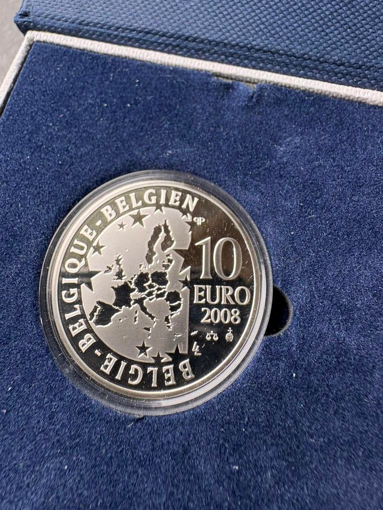 10 € zilver 2008 olympische spelen, Postzegels en Munten, Ophalen, Zilver