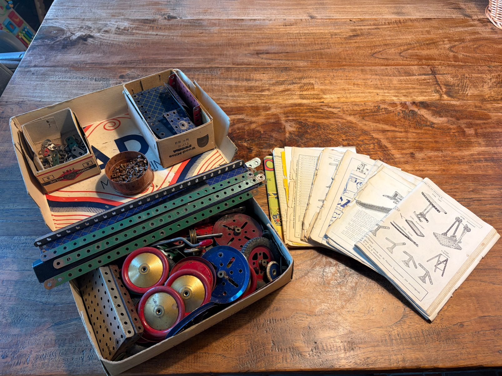 meccano des années 40, Enlèvement, Utilisé