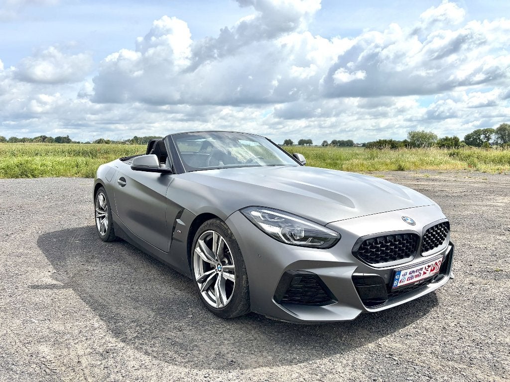 BMW Z4 S-Drive 20i  frozen grey M-Pack 2021, Cuir, Carnet d'entretien, Noir, 2 portes