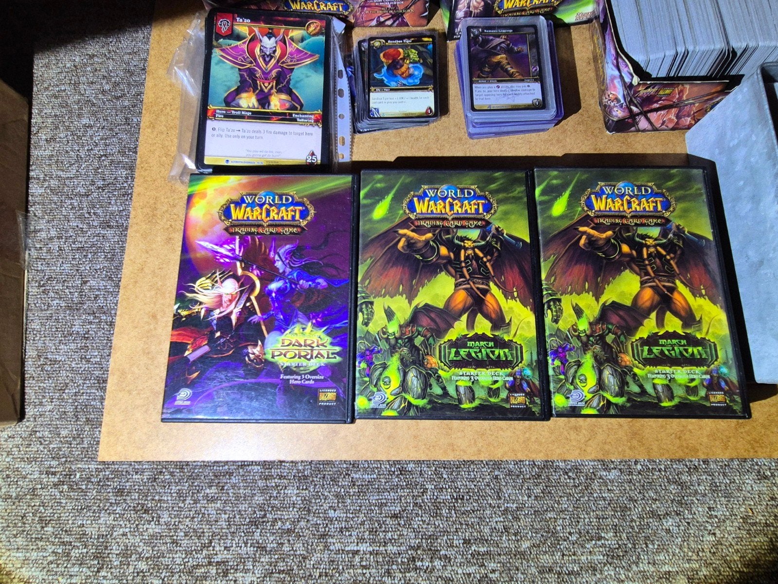 Massive World of Warcraft TCG Collection – Loot Cards, Epics, Ophalen, Gebruikt, Meerdere kaarten, Foil