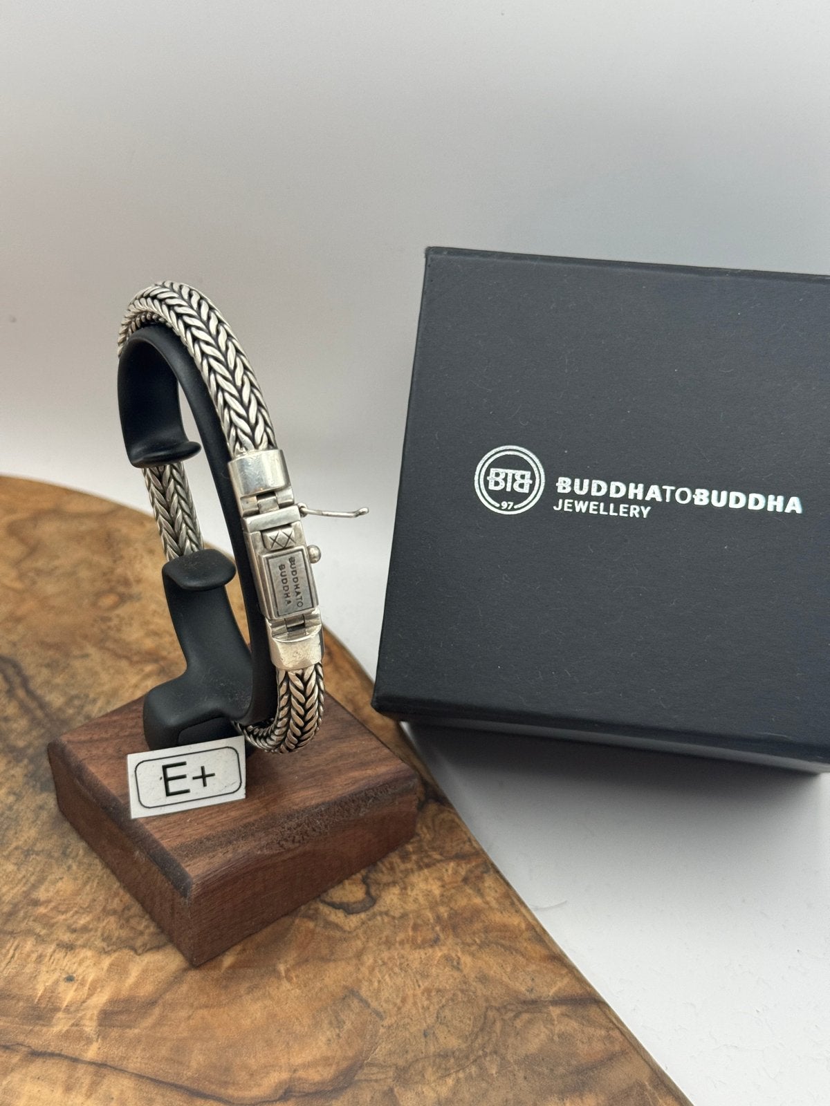 “ELLEN” buddha to buddha 22,5cm• Maat: E+ “GEPOLIJST”, Handtassen en Accessoires, Ophalen of Verzenden, Zo goed als nieuw, Zilver