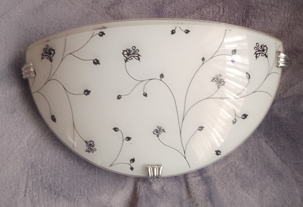 2x wandlamp (alles samen 4 €), Ophalen, Zo goed als nieuw, Glas