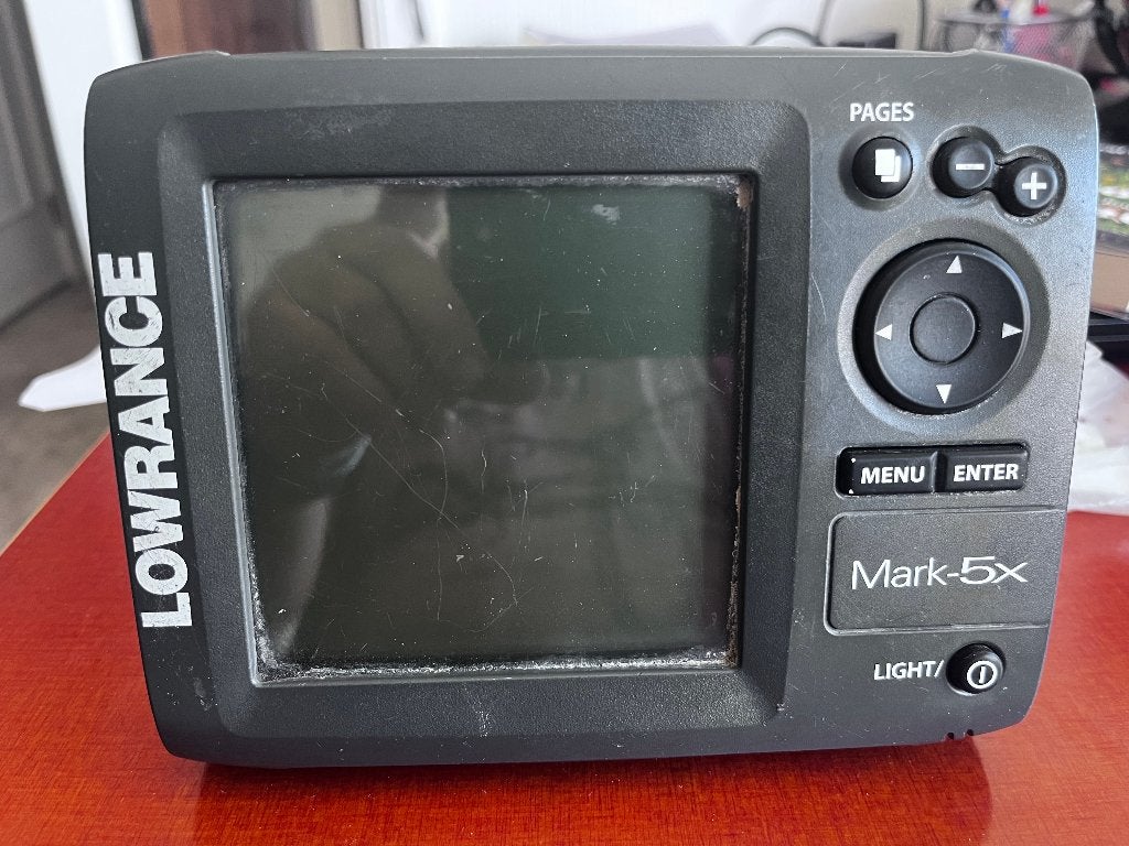 Lowrance echolood Mark5x, Enlèvement ou Envoi, Utilisé, Traceur de carte ou Détecteur de poisson