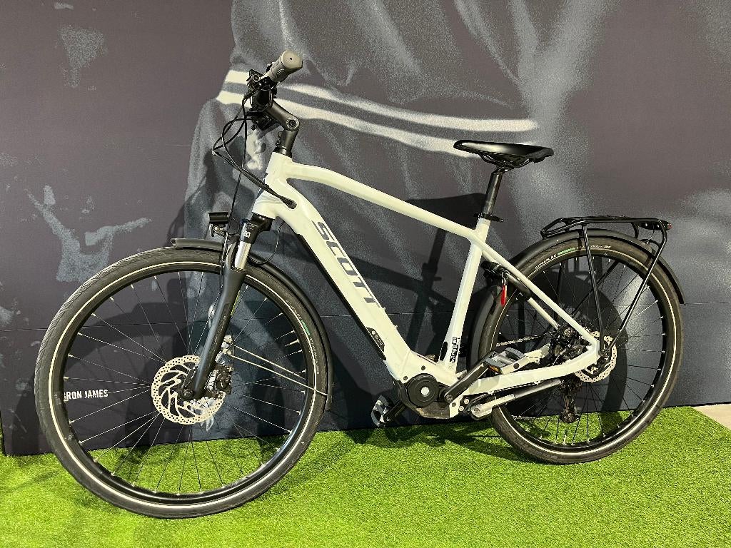 Elektrische fiets Scott Sub Sport eRIDE 10 LARGE 625Wh 2022, Fietsen en Brommers, Gebruikt, Versnellingen, Schijfrem, Ophalen