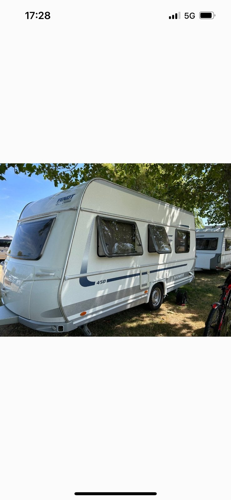 Fendt 450 mer voortent, Caravans en Kamperen, Caravans, Particulier, Airco, Fendt