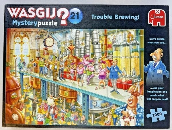 Puzzle de 1000 pièces Wasgij Mystery 21 La vie dans une bras, Envoi, 500 à 1500 pièces, Comme neuf, Puzzle