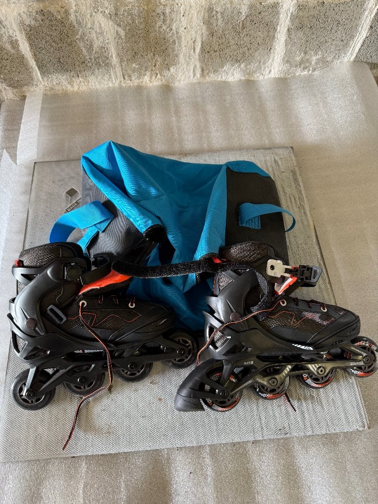 Rollerskates - Kind - Maat 35/38, Verstelbaar, Kinderen, Zo goed als nieuw, Inline skates 4 wielen