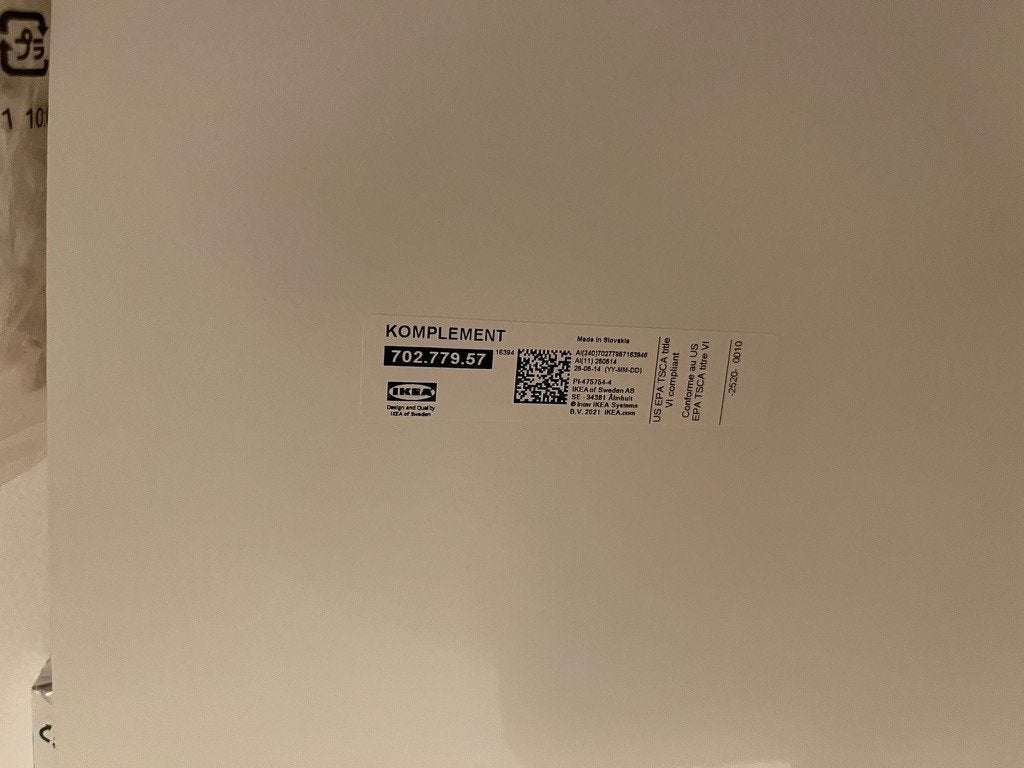 IKEA legplank - KOMPLEMENT kast - artikel 702.779.57, Ophalen, Nieuw, Plank