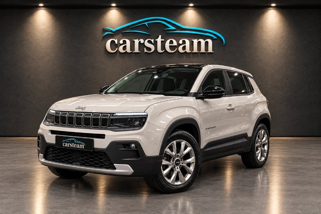 Jeep Avenger 1.2i 100 pk 2025 JBL/CAMERA/FABRIEKSGARANTIE, Voorwielaandrijving, 1199 cc, Leder en Stof, Beige