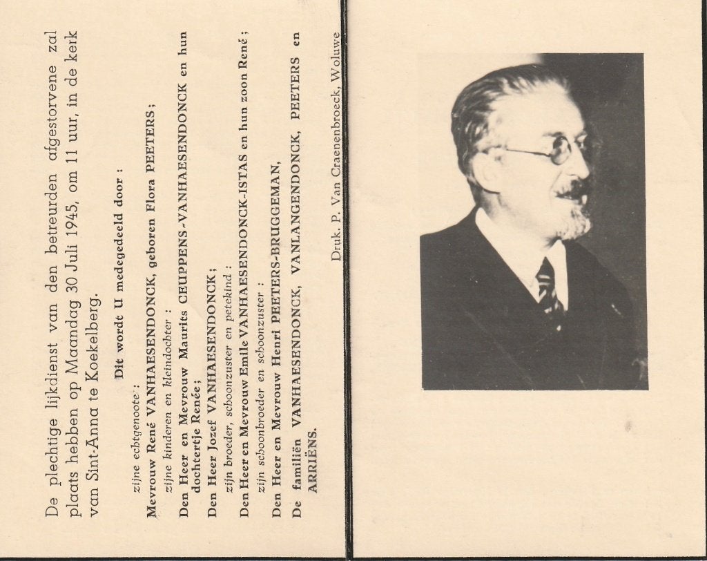 Concentratiekamp Buchenwald Rena Vanhaesendonck 1945, Verzamelen, Ophalen of Verzenden