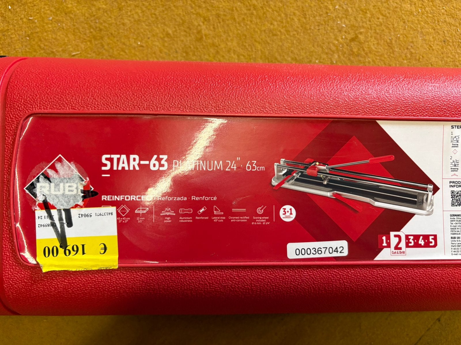 Tegelsnijder Star-63 platinum 24”, Doe-het-zelf en Bouw, Ophalen, Nieuw
