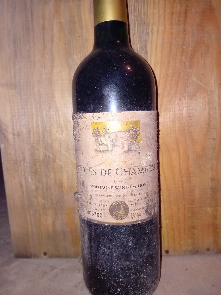 Vin rouge Château Côte de Chambeau 2007 Saint-Émilion, Enlèvement, Vin rouge, Pleine