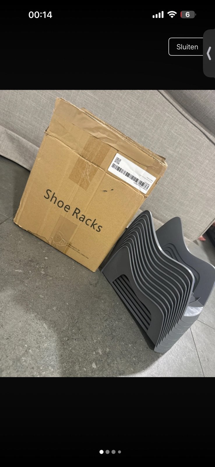 Schoenen rekken, Ophalen, Nieuw