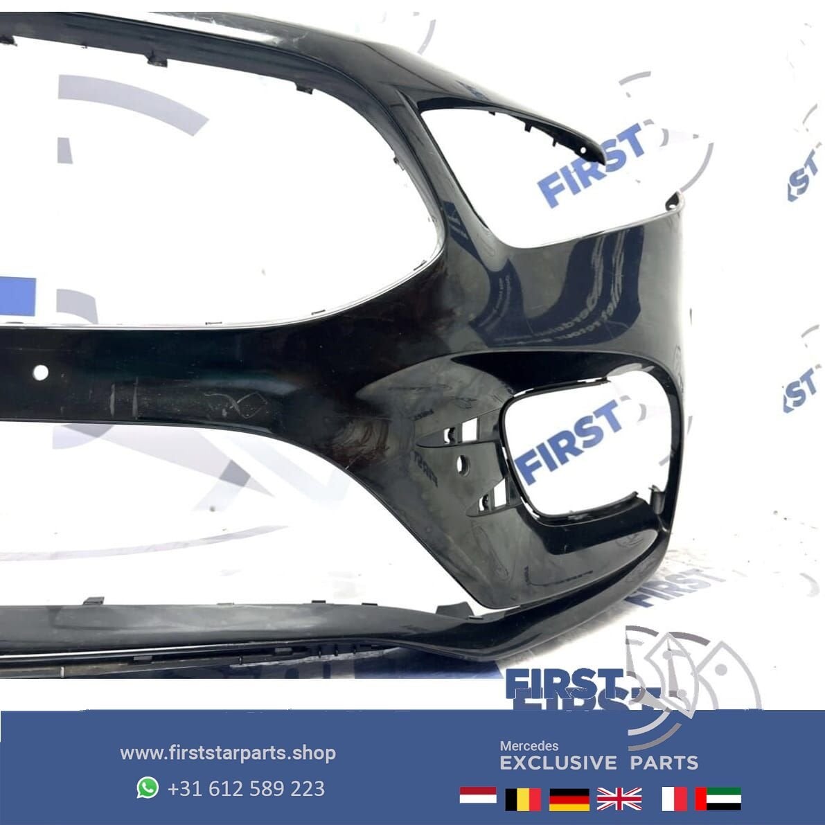 W177 A Klasse A35 AMG VOORBUMPER ZWART Mercedes ORIGINEEL 20, Gebruikt, -, Voor, Ophalen of Verzenden