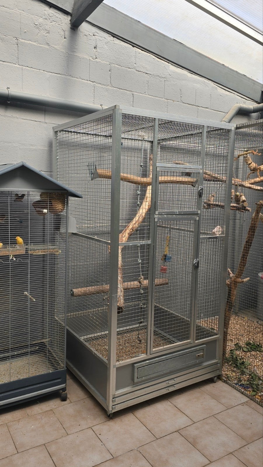 Cage grand perroquet, Animaux & Accessoires, Enlèvement, Utilisé