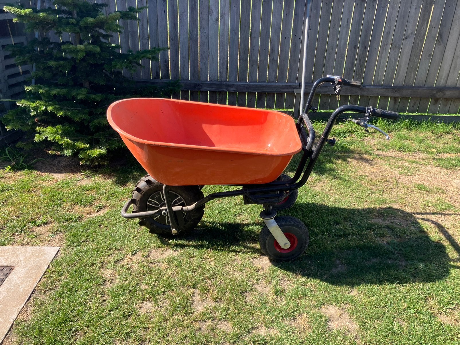 Elektrische kruiwagen, Tuin en Terras, Ophalen, Zo goed als nieuw