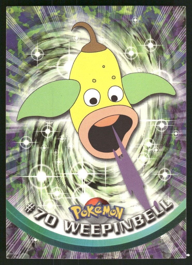 Weepinbell 70/144 - Topps Series 1 (NM), Hobby en Vrije tijd, Verzamelkaartspellen | Pokémon, Verzenden, Gebruikt