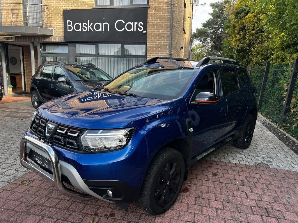 DACIA DUSTER 1.3TCE/AUTOMAAT/71.000KM/FULL/12M GARANTIE, Auto's, Automaat, Dealer onderhouden, Duster, Blauw