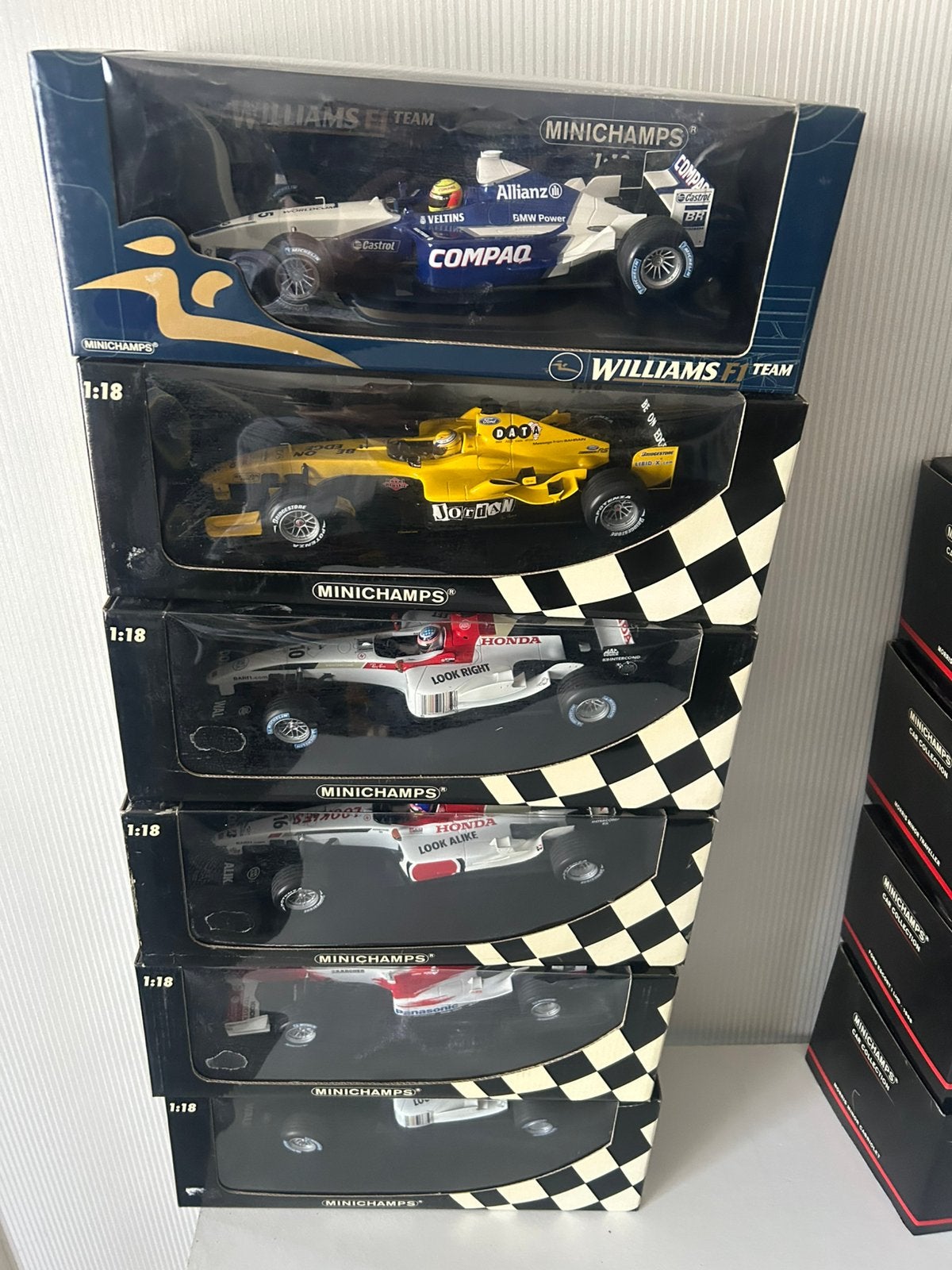 Formule1 minichamp 70 euro st, Hobby en Vrije tijd, Ophalen of Verzenden, Zo goed als nieuw