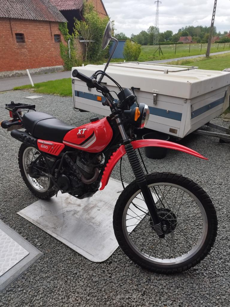 Yamaha XT 250, Ophalen