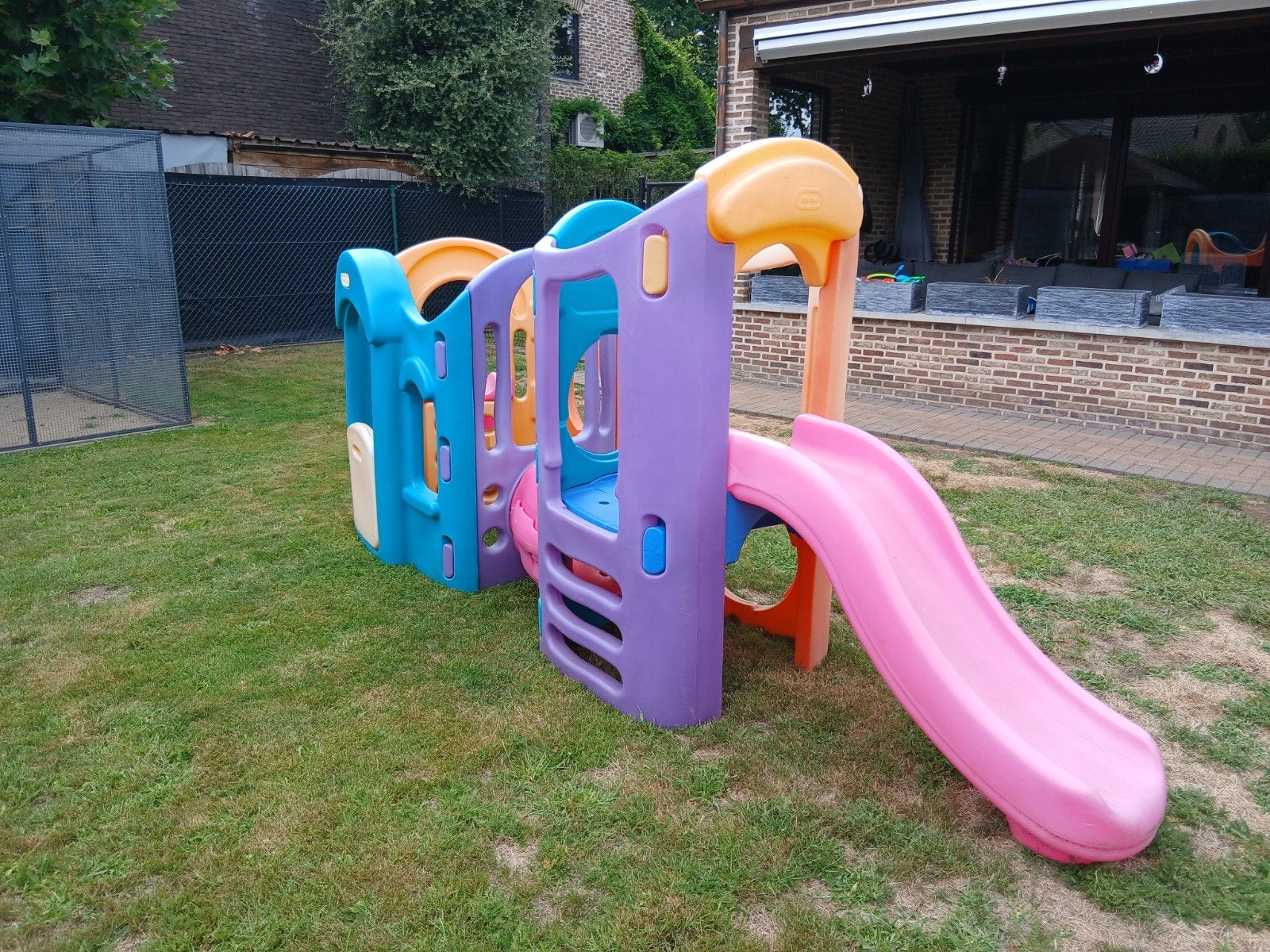 little tikes speeltuin 8 in 1, Ophalen, Gebruikt, Glijbaan