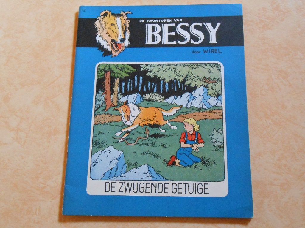 Bessy 12 De zwijgende getuige 1956 1 ste druk., Boeken, Stripverhalen, Willy Vandersteen, Eén stripboek, Ophalen of Verzenden