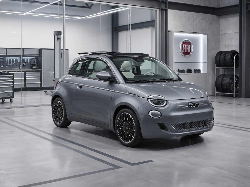 Fiat 500e La Prima *open dak*leder*navigatie*camera* 1e eig, Auto's, Fiat, Bedrijf, Te koop, 500E, ABS, Achteruitrijcamera, Adaptieve lichten