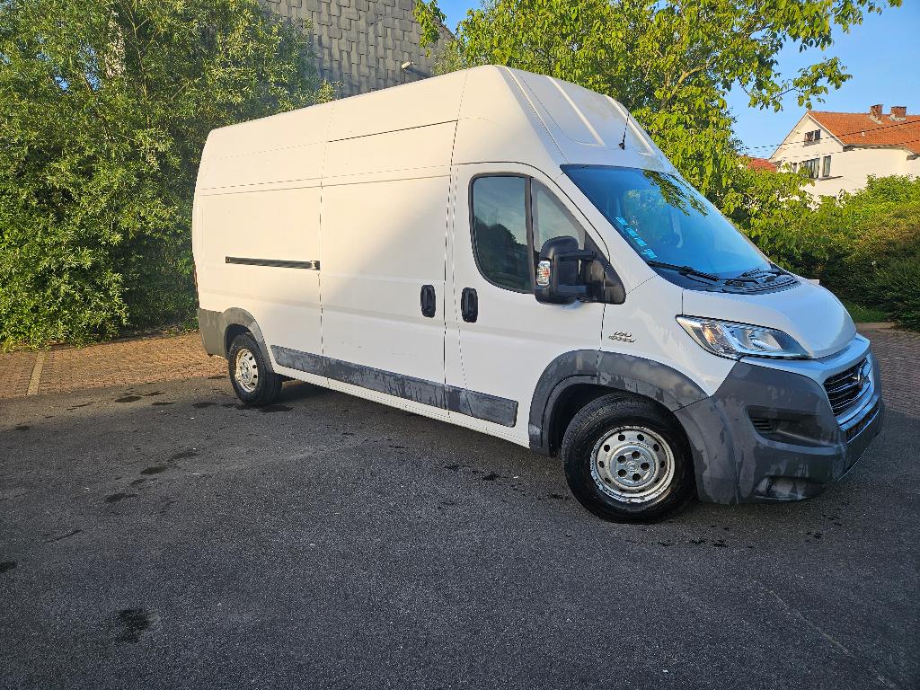 FIAT DUCATO 2.3 JTD 130 pk L3H3 ️❄️AIRCO  🌍GPS, Auto's, Voorwielaandrijving, Euro 5, Stof, Zwart