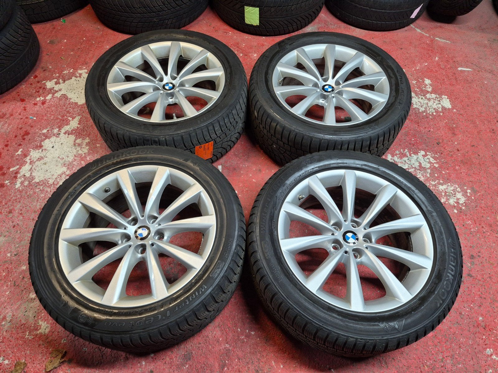 Originele BMW 18" velgen winterkit serie 5 6 7 Gx 5x112, Ophalen, Gebruikt, BMW