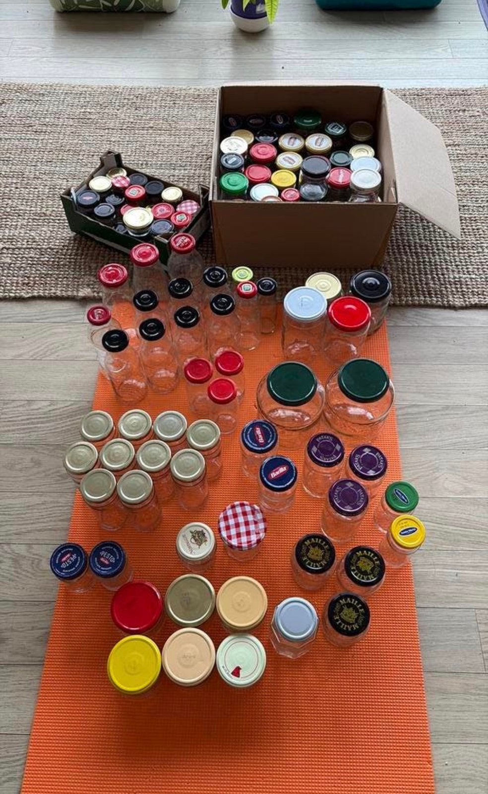 Bocaux et bouteilles en verre (différentes tailles), Enlèvement ou Envoi, Comme neuf