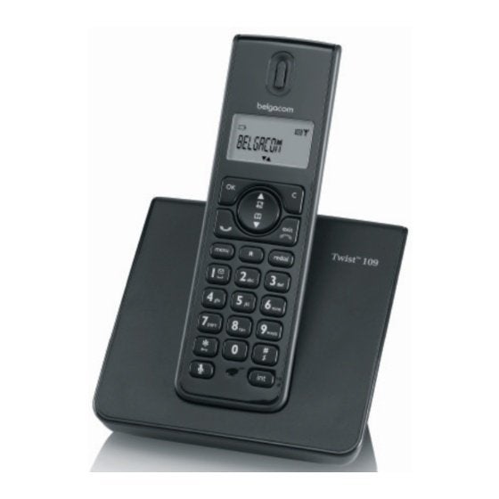 BELGACOM Twist 109 draadloze telefoon, Ophalen of Verzenden, Zo goed als nieuw