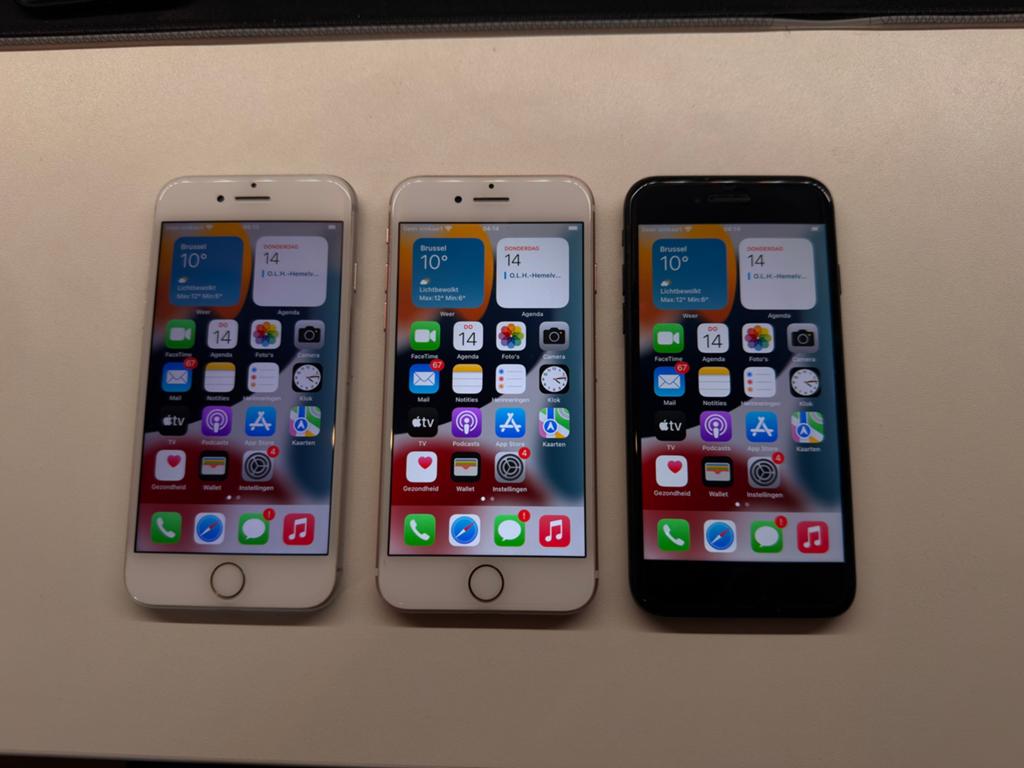 3x Iphone 7 veel opslag: 50 euro per stuk, Telecommunicatie, Mobiele telefoons | Apple iPhone, Zo goed als nieuw, iPhone 7, Ophalen of Verzenden