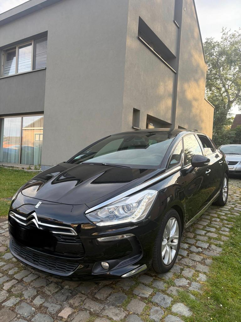 CITROEN DS5 SPORT, Euro 5, Zwart, Zwart, Leder
