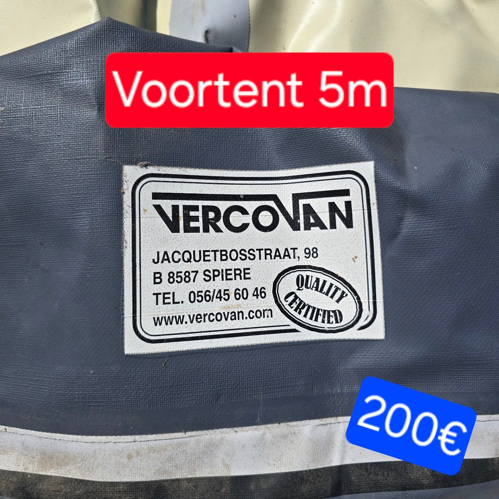 Voortent tenten tent luifel caravan camping stacaravan tuin, Caravans en Kamperen, Ophalen